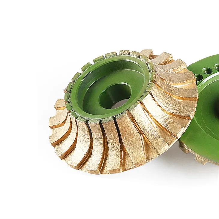 Sintered Demi-bullnose Edge Diamond Grinding Wheel