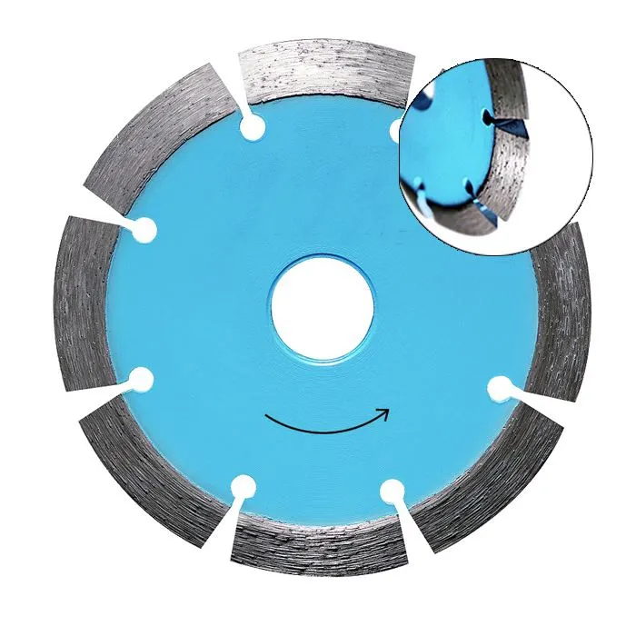 V Shape Segment Slotted Crack Chaser Blades