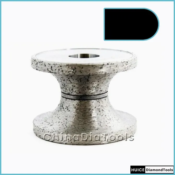 Full Bull Nose Diamond Router Bit Continuous Rim